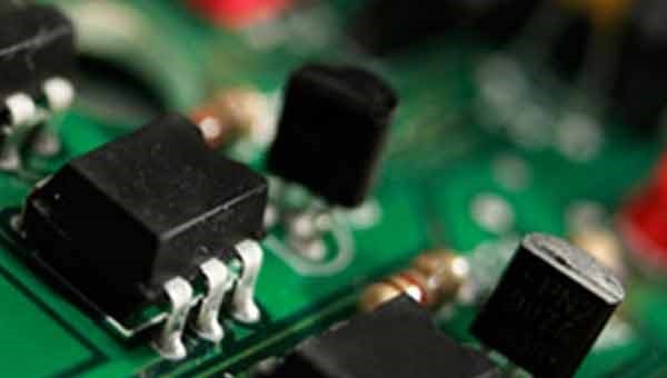 Upclose image of a circuit board