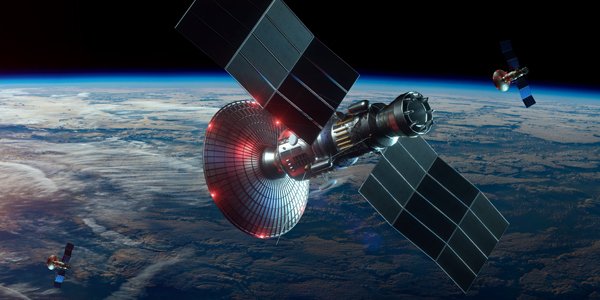 Satellites in space for SATCOM