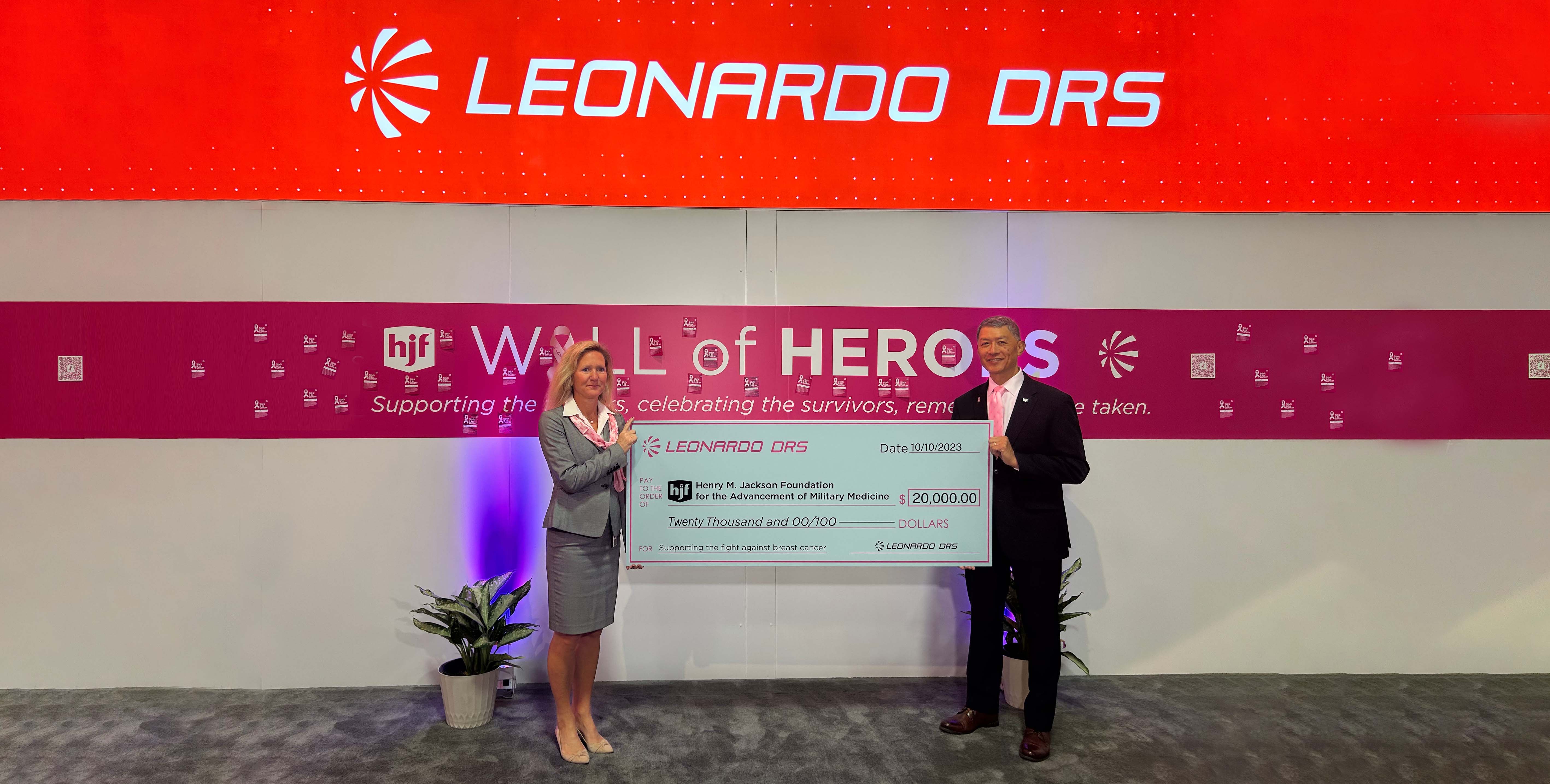2023 Leonardo DRS Stick It To Cancer Campaign