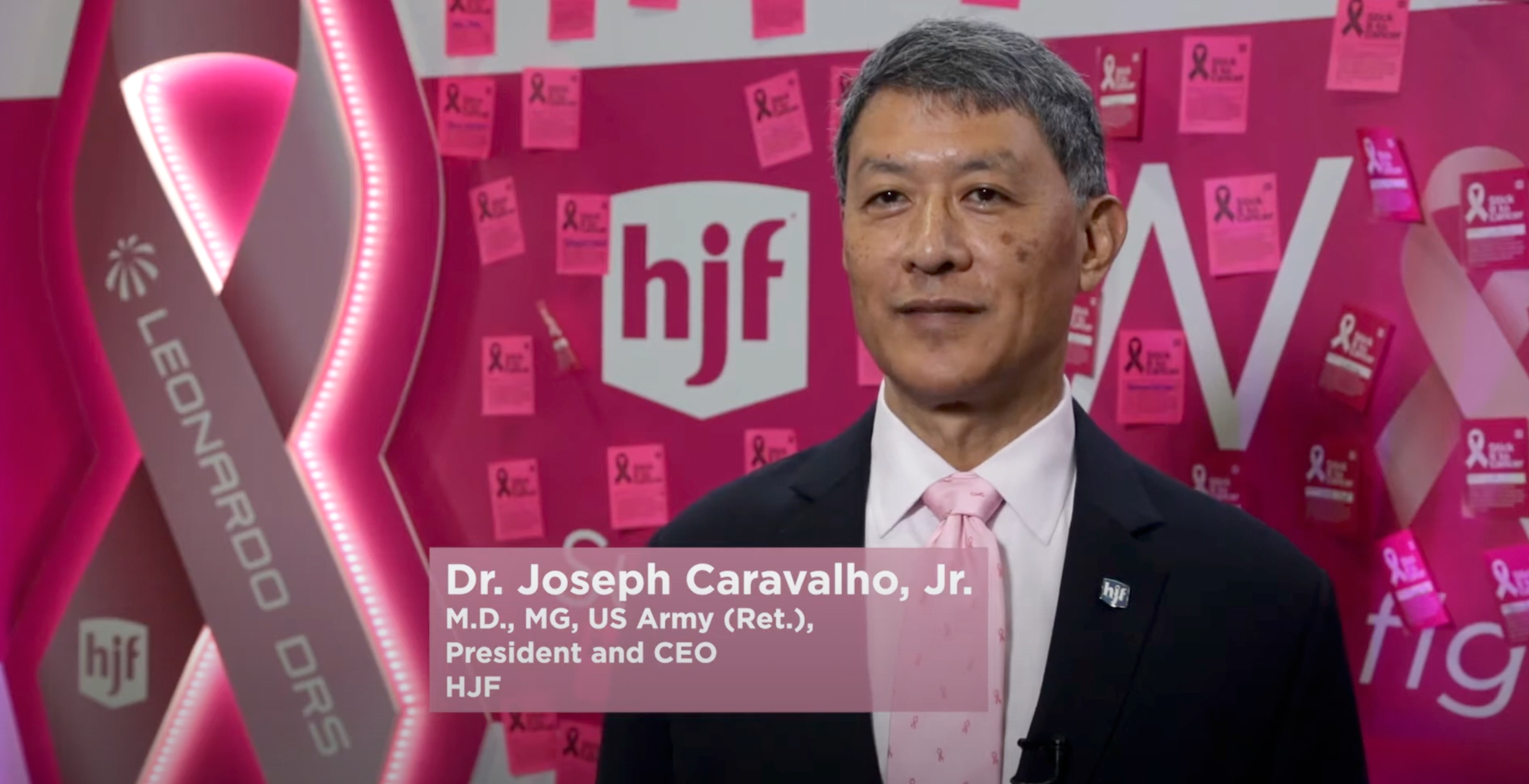 Leonardo DRS Supports HJF and Breast Cancer Awareness